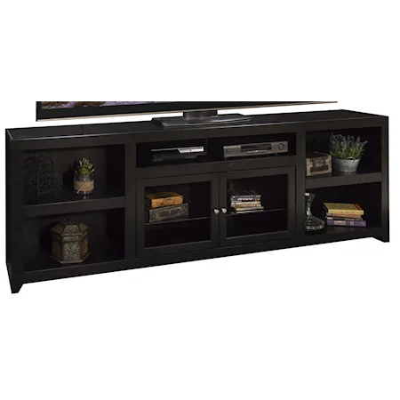 95" TV Console with Four Shelves